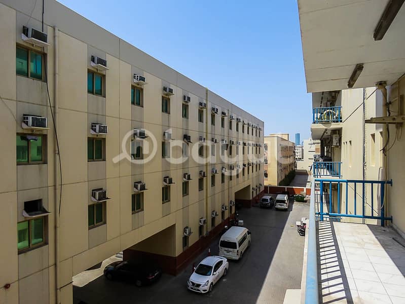 2 Labour Accommodation Behind Al khail Mall at Al Quoz Area with All Inclusive free
