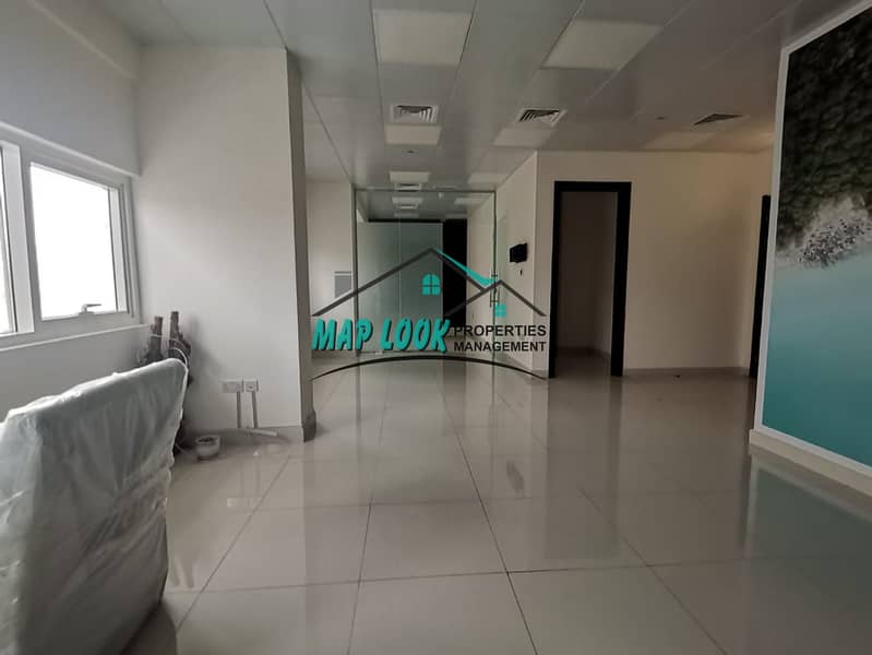 4 OFFICE FOR || Rent in Brand New Building || 46.800 || located at prime located opposite main bus terminal Al Nahyan