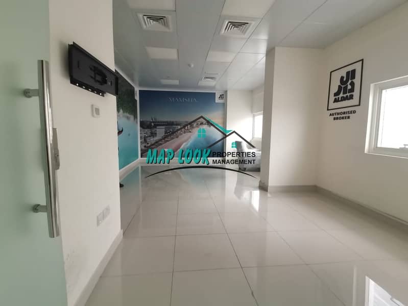 5 OFFICE FOR || Rent in Brand New Building || 46.800 || located at prime located opposite main bus terminal Al Nahyan
