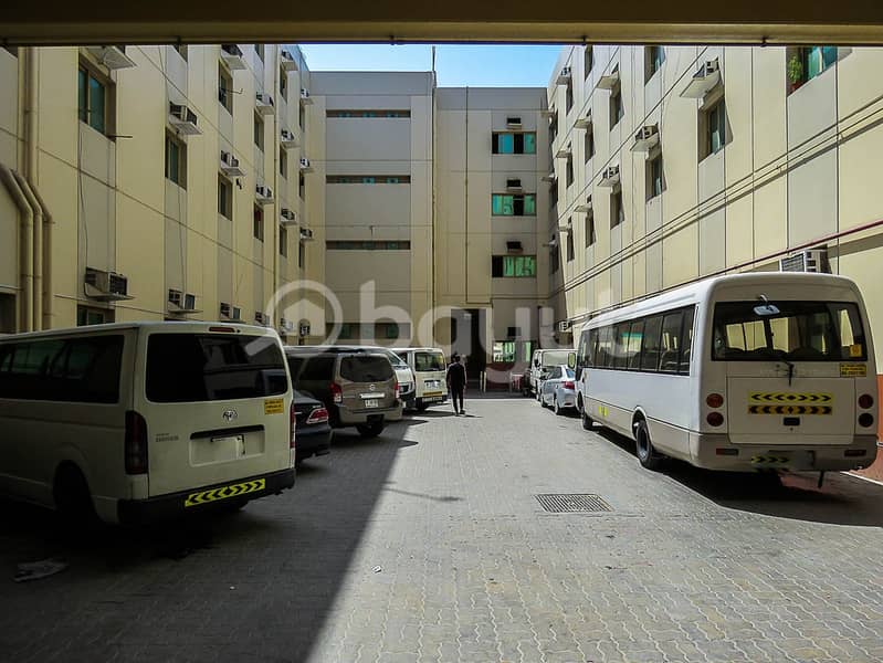 9 Labour Accommodation Behind Al khail Mall at Al Quoz Area with All Inclusive free
