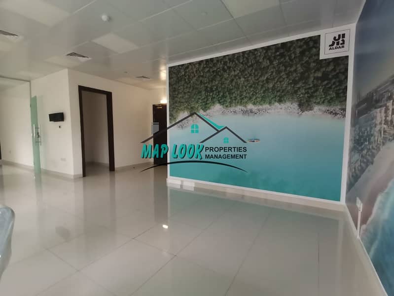 7 OFFICE FOR || Rent in Brand New Building || 46.800 || located at prime located opposite main bus terminal Al Nahyan