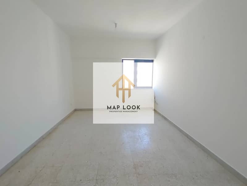 Hot offer !! 2 bedroom 2 bathrooms wardrobes centralized A. c 50k payment 04 deposit 2k located Khalifa street cornich