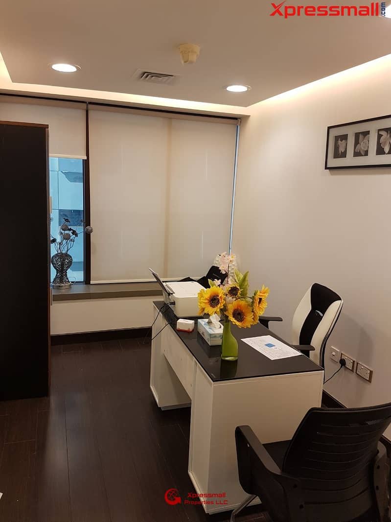 EXCLUSIVE OFFER! Furnished Offices at 8