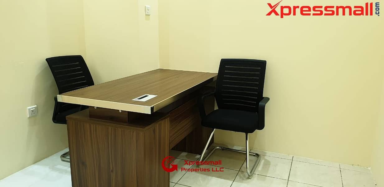 Perfect Location to Start your Business!Available Furnished Offices at 8