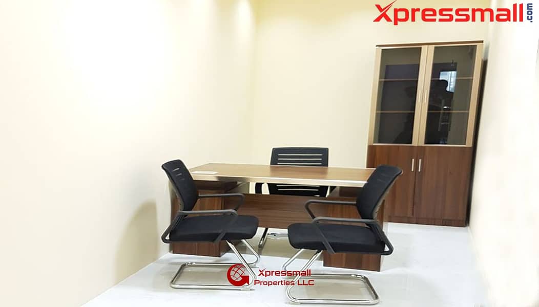 2 Business Setup | Furnished Offices | Direct from Owner | Low Price Available at Hamdan Street!