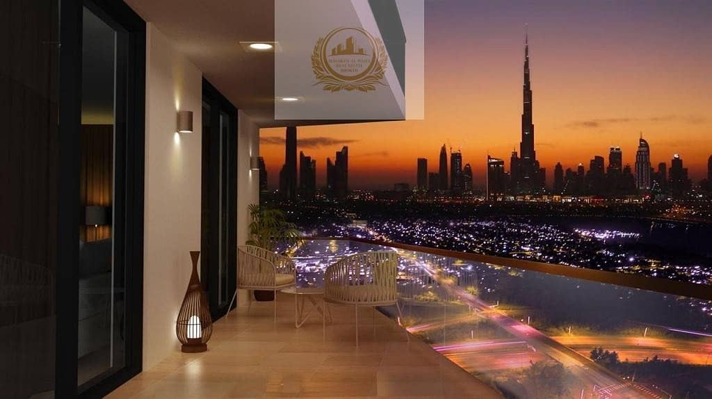 4 Apartment for sale in Al Jaddaf, with views of Burj Khalifa