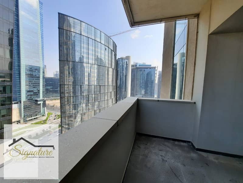 9 Spacious and Fitted Office | with Pantry & Balcony | Prism Tower