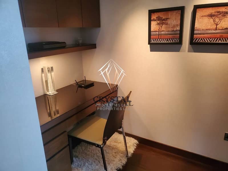 5 Furnished  ! Fountain View | 2 BR Apt+ Maids Room