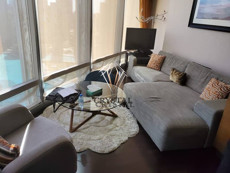 6 Furnished  ! Fountain View | 2 BR Apt+ Maids Room