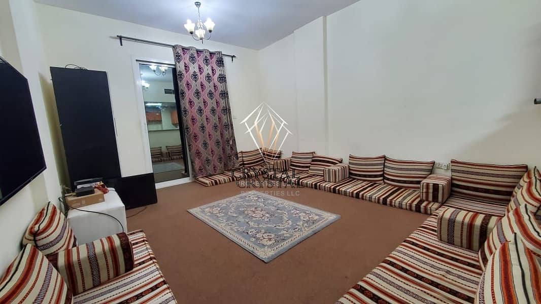 8 Furnished  1 BR  |Emirates cluster!12 cheques Available