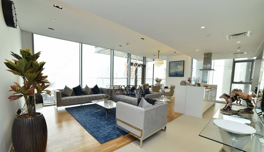 5 Stunning Sea View | Luxury 3 BR Apt | Bluewaters Residences