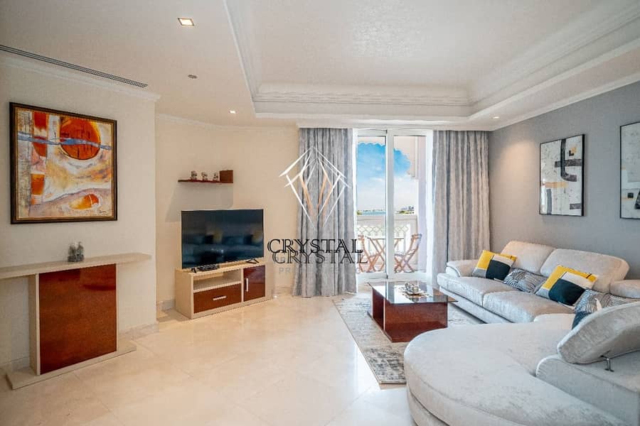 2 Luxury Full Furnished | 2BR Apt | Full Sea View | Palm Jumeirah
