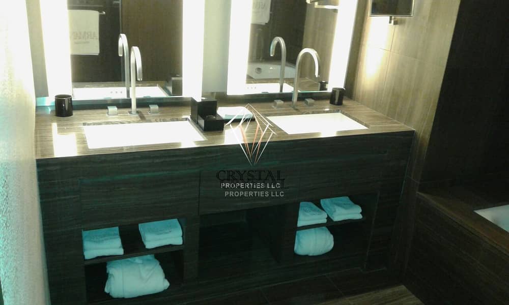 8 Luxury Furnished  1 BR | Private Jacuzzi | Armani Residence