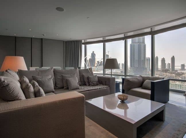 2 Armani Furnished 2 BR with Full Fountain view