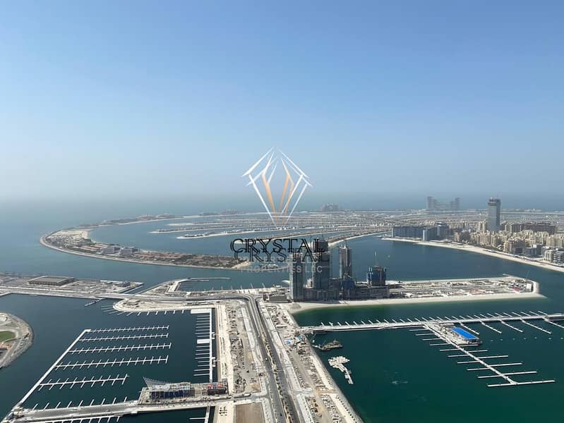 5 Stunning  Full Sea  and Marina View | 4 BR Penthouse | Dubai Marina