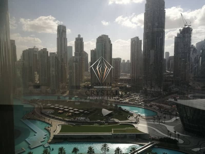 Stunning Fountain and Sea View |  2 BR Apt | Higher Floor | Downtown Dubai