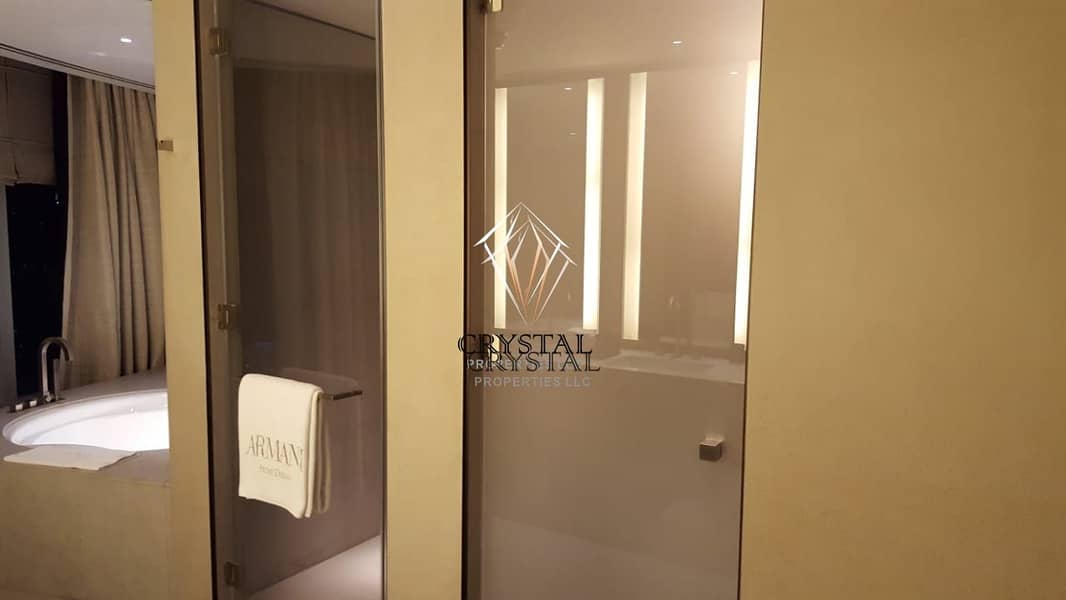7 Luxury Furnished  1 BR | Private Jacuzzi | Armani Residence