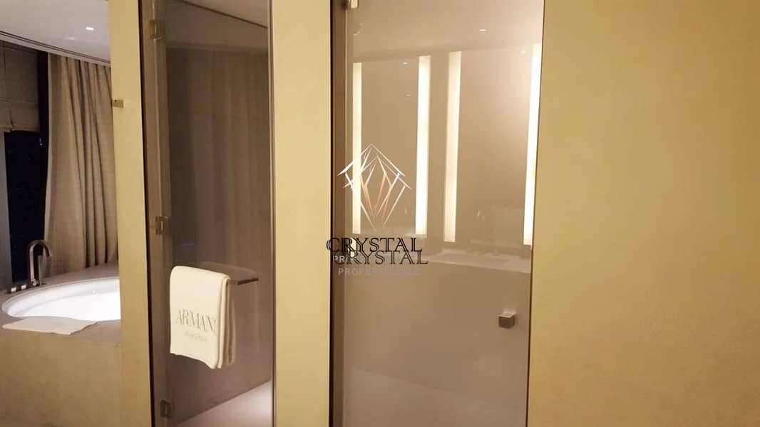 8 Best Location | Luxury  1 BR | Private Jacuzzi | Armani Residence