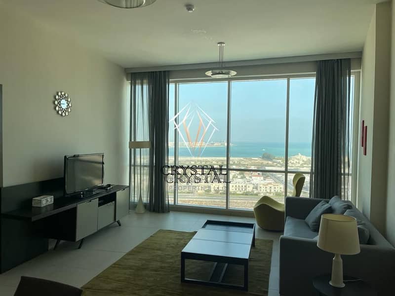 Stunning Sea View I 1 BR I Fully Furnished