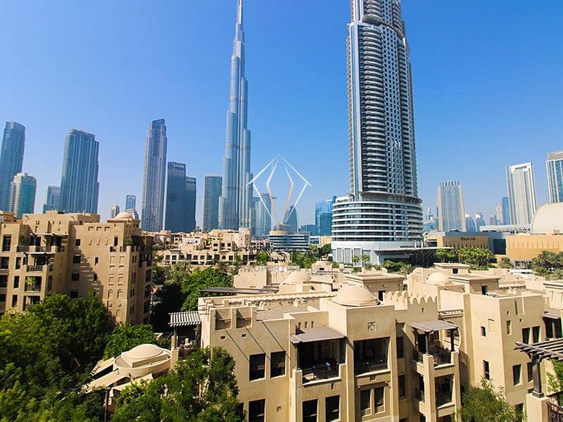 Burj Khalifa view 2BR  with Study Room ! Vacant