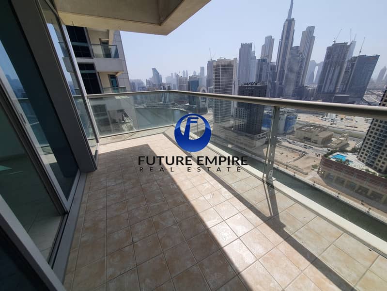 3 Full Canal / Burj Khalifa View | Maids Room| Big Balcony