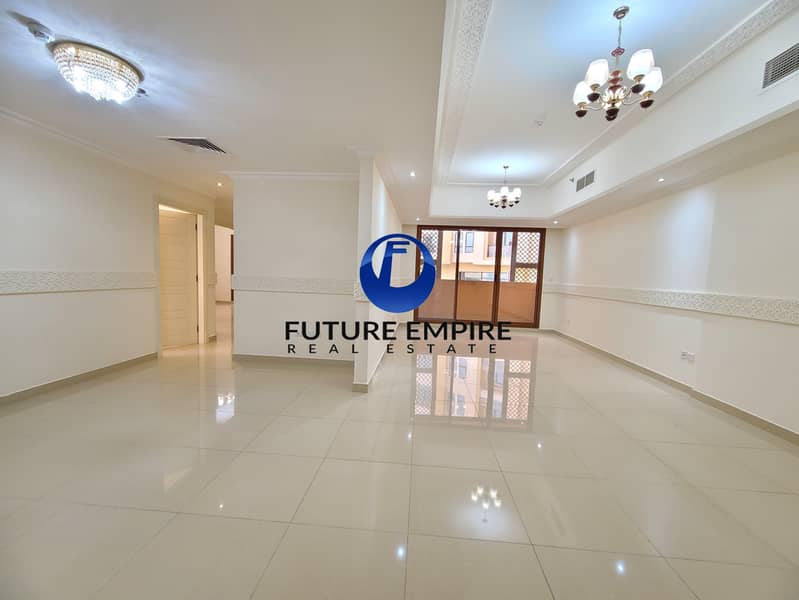8 Spacious Apartment | 3BR +Maid Room | Close To METRO | 1 Month Free