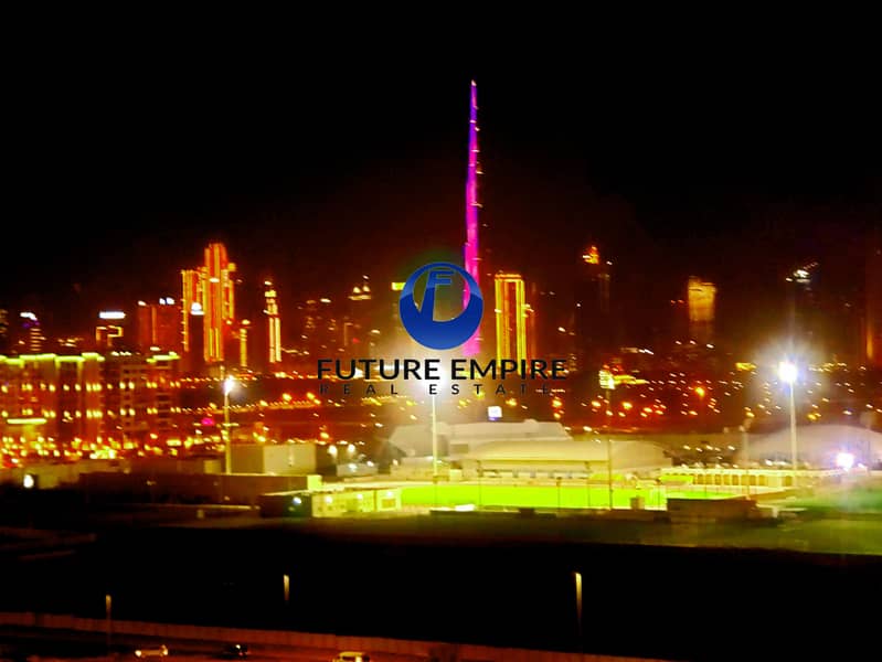 Spacious || 2BHK Apartment || \" Kitchen With Appliances \" [ Full Burj Khalifa View]