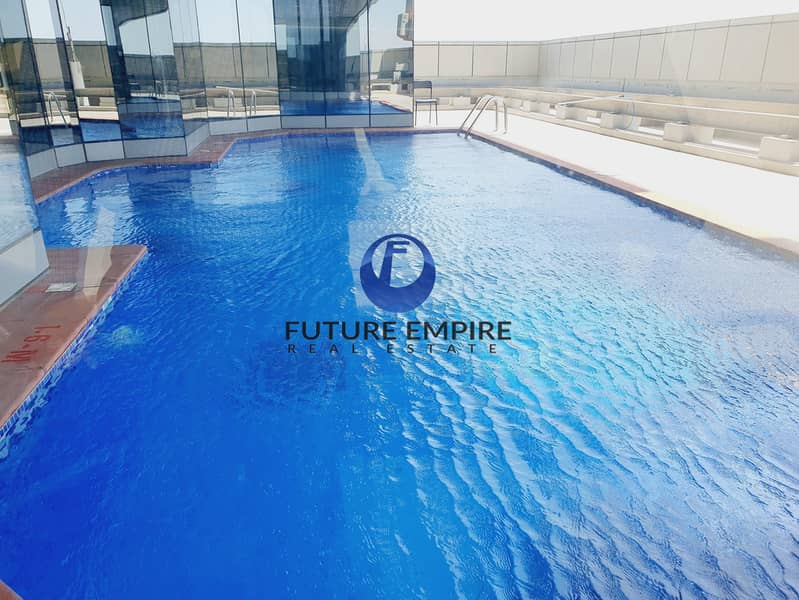 11 Monthly AED 6500 | Fully Furnished 2-BR With Dewa & Wifi  | Near Metro