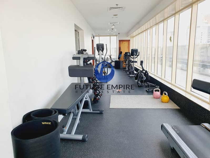 18 Monthly AED 6500 | Fully Furnished 2-BR With Dewa & Wifi  | Near Metro