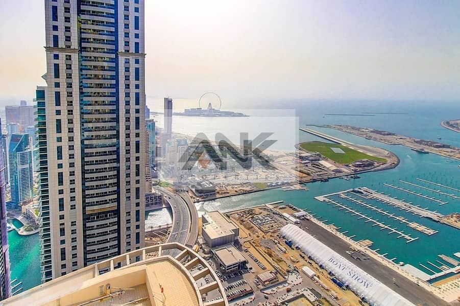 位于迪拜码头，精英公寓 4 卧室的顶楼公寓 4500000 AED - 5858157