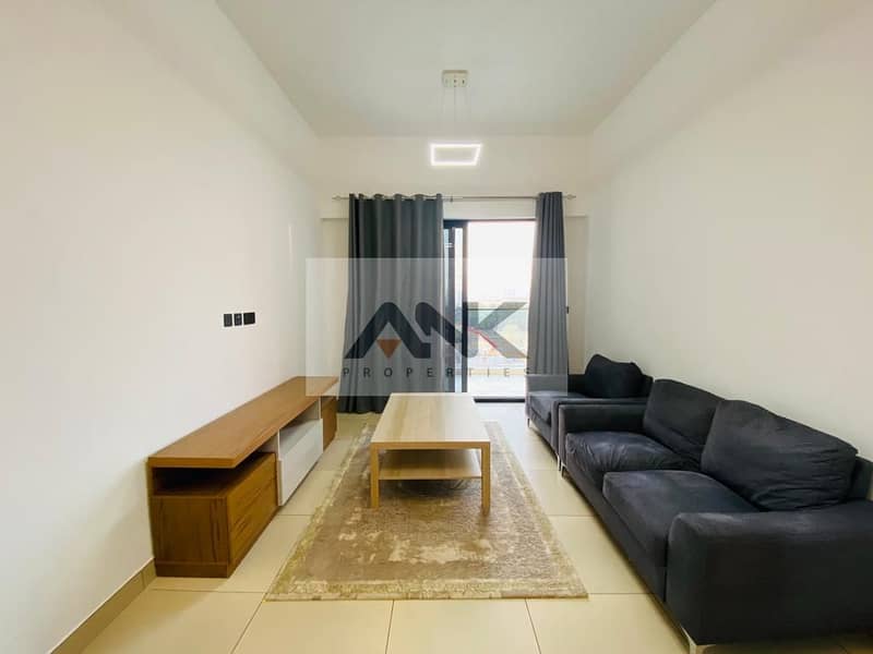 AMAZING POOL VIEW l 75000 AED 4 CHEQUES l 1 BHK + STUDY |FULLY FURNISHED |