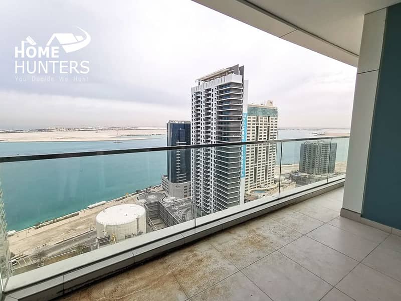 Full Sea View | Elegant 2Beds w/ Maids | Balcony