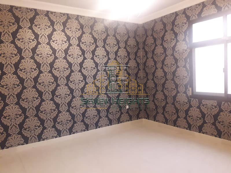 8 Big and nice 4br Villa  with maids room  in Khalifa park