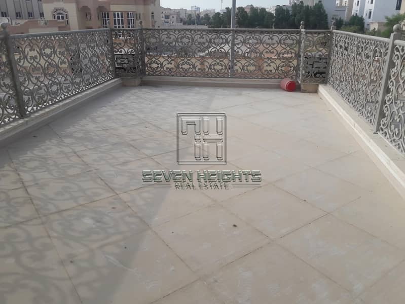 26 Huge vip 12br Villa in Khalifa city a in good condition