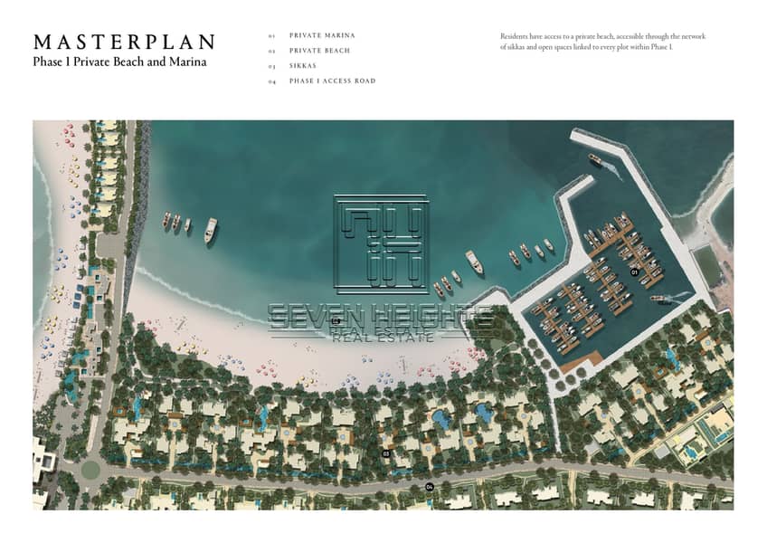 2 Land for sale in Abu dhabi sea view and installments for 7 years