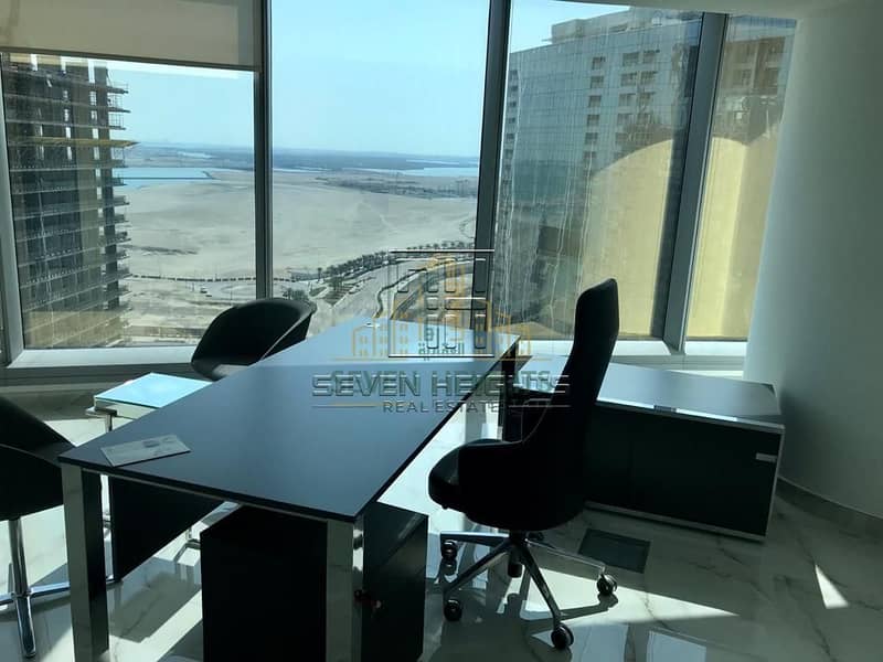 3 Exclusivity Office in Sky Tower with sea view