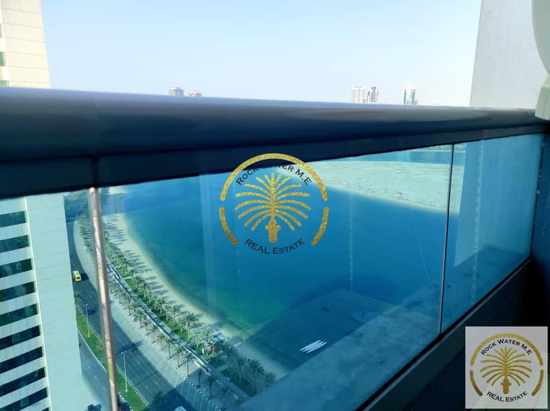 No Deposit Luxury Apartment full Seaview with Parking+20 Days Free In Al Mamzar Area