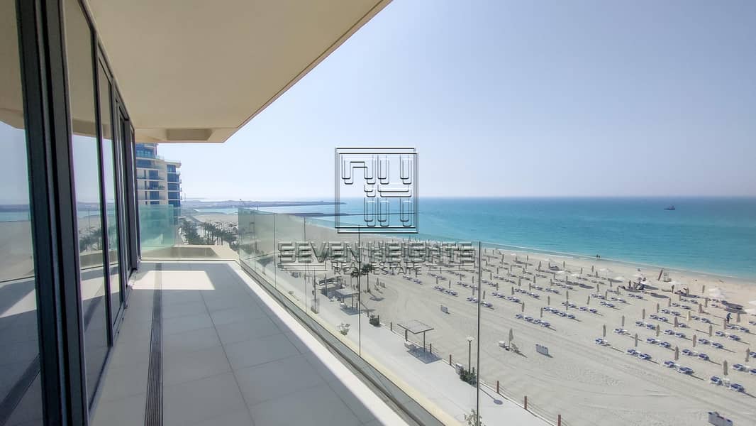 Comfortable 3BR+Maid | Large 2 Balcony With Massive Sea View .