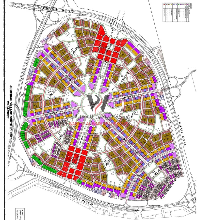 位于朱美拉环形村(JVC)，JVC第15区 的混合用途用地 21678800 AED - 6326496