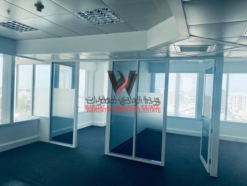 Spacious Fitted Office for rent | Prime Location | SZR VIEW