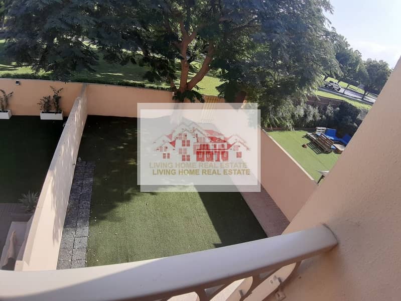 2 BEAUTIFUL VIEW UNFURNISHED 2 BHK  VILLA 85K / 4 CHEQUES IN SPRINGS 14