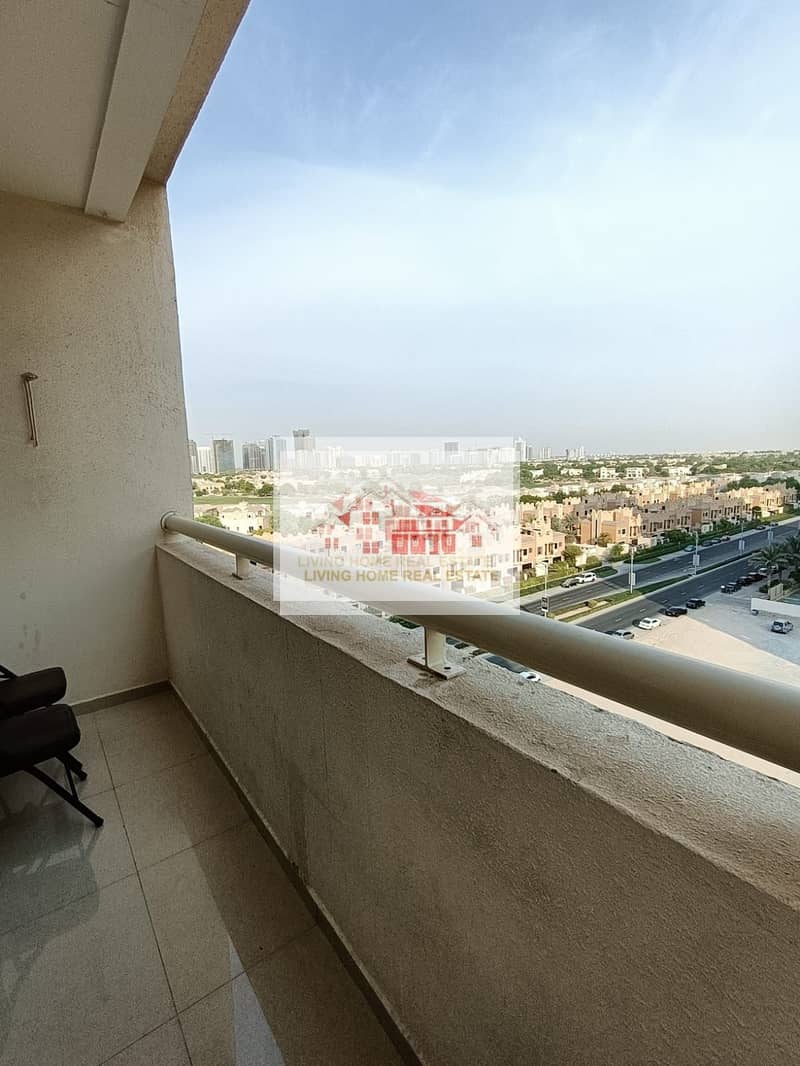 5 AMAZING VIEW / GREAT LOCATION 2 BHK FULLY FURNISHED APARTMENT IN SPORT CITY 60K BY 4 CHEQUES