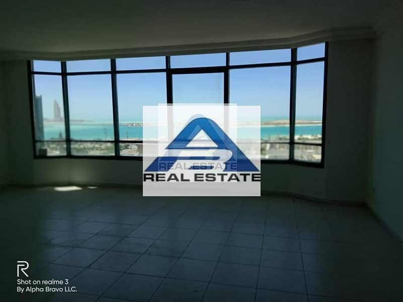 3 No Fee !  Sea View Apartment Three Bhk In Khalidiya