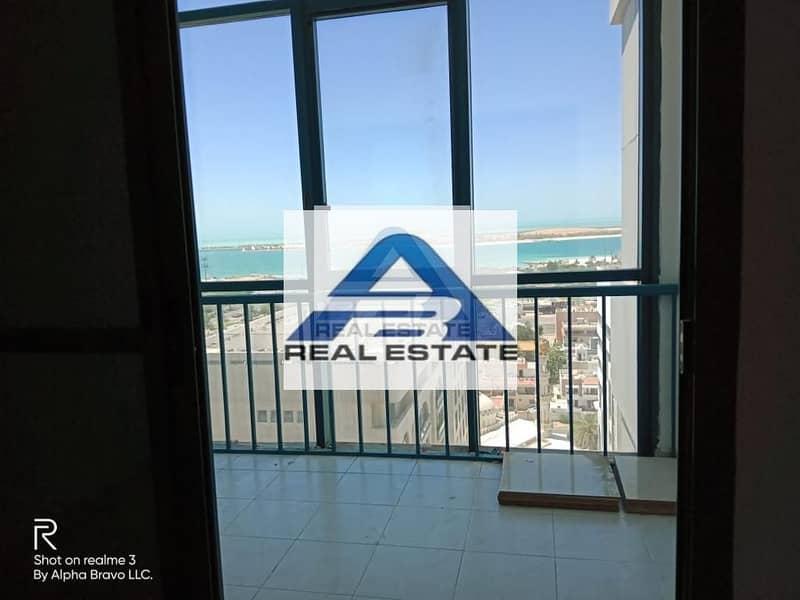 14 No Fee !  Sea View Apartment Three Bhk In Khalidiya