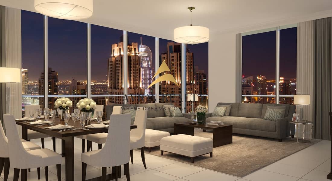 7 3BR+MAID ROOM|FOUNTAIN BURJ KHALIFA VIEW|HIGHER FLOOR|