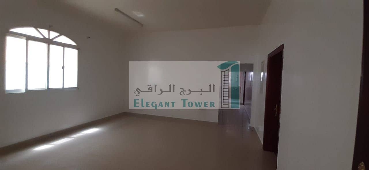 For rent an apartment within a villa in Al Shawamekh city, a super deluxe, consisting of four bedrooms