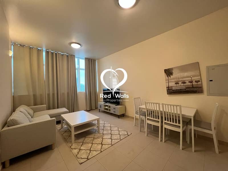Spacious Fully Furnished 1 Bedroom Hall With Balcony | Al Wahda