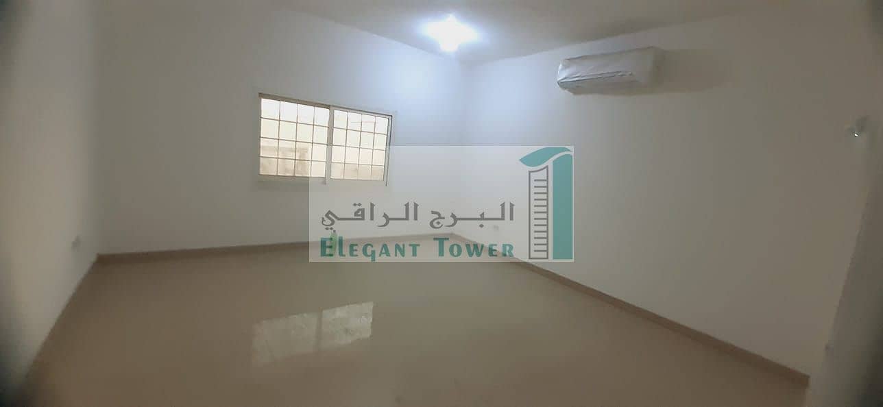 For rent an apartment in Al Shamkha on the main street, the first inhabitant, super deluxe, consisting of 3 bedrooms