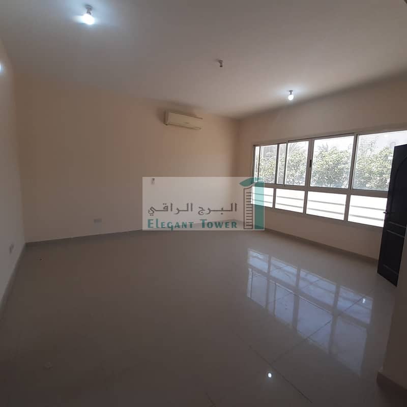 For rent, a stand-alone villa in Mohammed bin Zayed City, super deluxe, consisting of four bedrooms