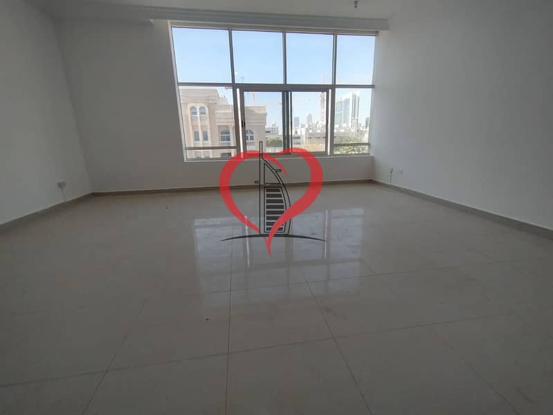 4 Huge studio appointment available for rent with parking opposite wahda mall: